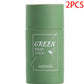 Green Tea Cleansing Mask Clay Stick Oil Control Anti-Acne Whitening Seaweed Mask Car Skin