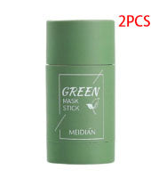 Green Tea Cleansing Mask Clay Stick Oil Control Anti-Acne Whitening Seaweed Mask Car Skin