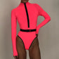 Maillots de bain sexy fluorescents pour femmes