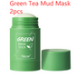 Green Tea Cleansing Mask Clay Stick Oil Control Anti-Acne Whitening Seaweed Mask Car Skin