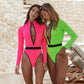 Maillots de bain sexy fluorescents pour femmes