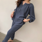 Loose and comfortable round neck pajamas suit