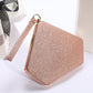 Fashionable women's shoulder bag with reflective shiny bill of lading