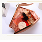 Fashionable women's shoulder bag with reflective shiny bill of lading