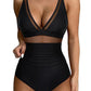 Women's High Waisted One Piece Swimsuit