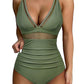 Women's High Waisted One Piece Swimsuit