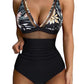 Women's High Waisted One Piece Swimsuit