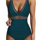 Women's High Waisted One Piece Swimsuit