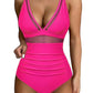 Women's High Waisted One Piece Swimsuit