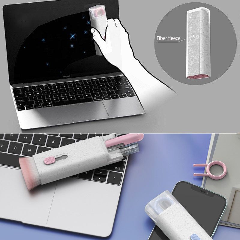 Multifunctional Bluetooth Headset Cleaning Pen Set Keyboard Cleaning Tools Keycap Extractor Kit