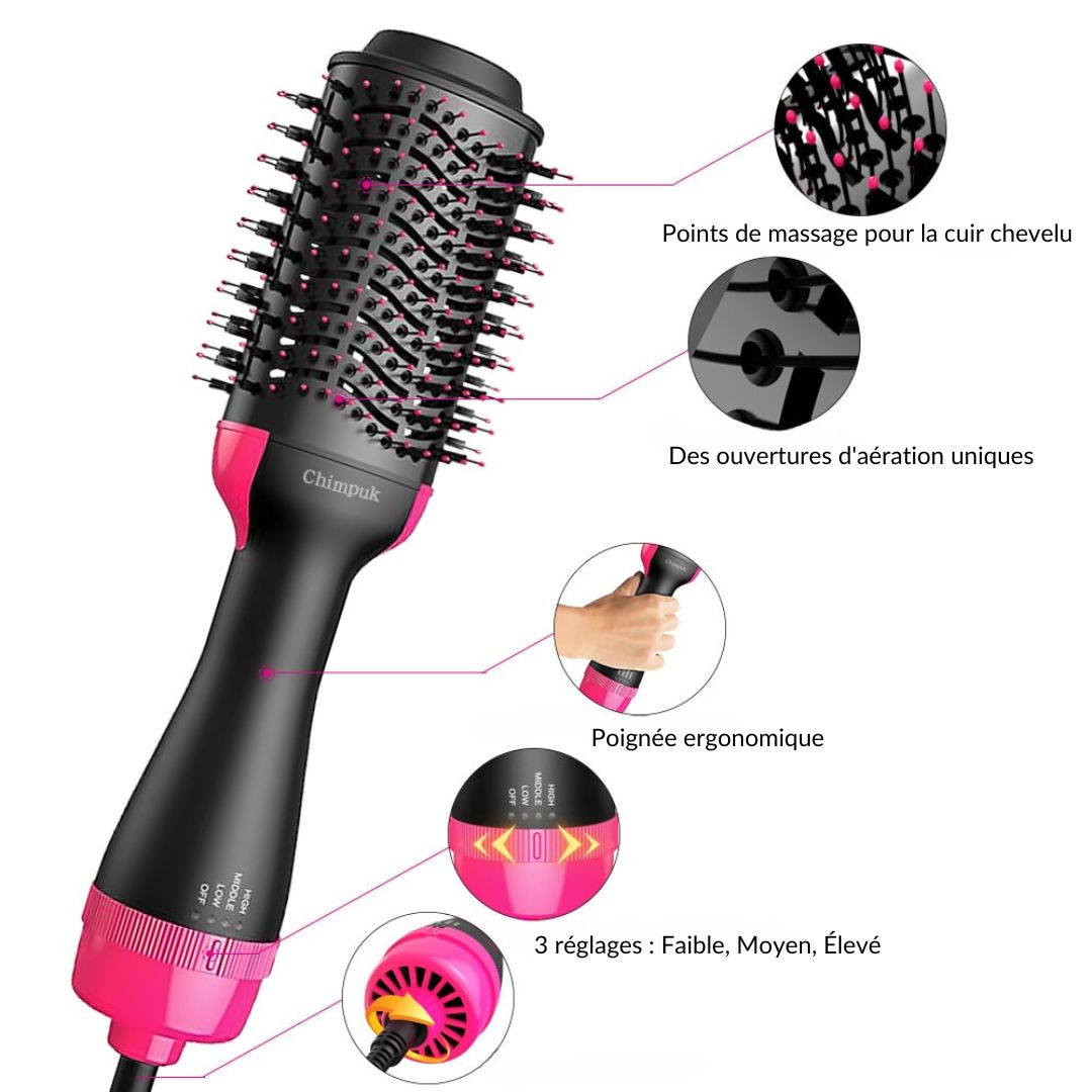 AirGlam™ - Hair Dryer Brush (CJ) 